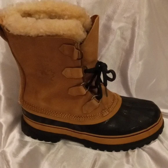 Vintage Sorel Men's Caribou made in Canada Kaufman Waterproof Winter Boots - Picture 12 of 15
